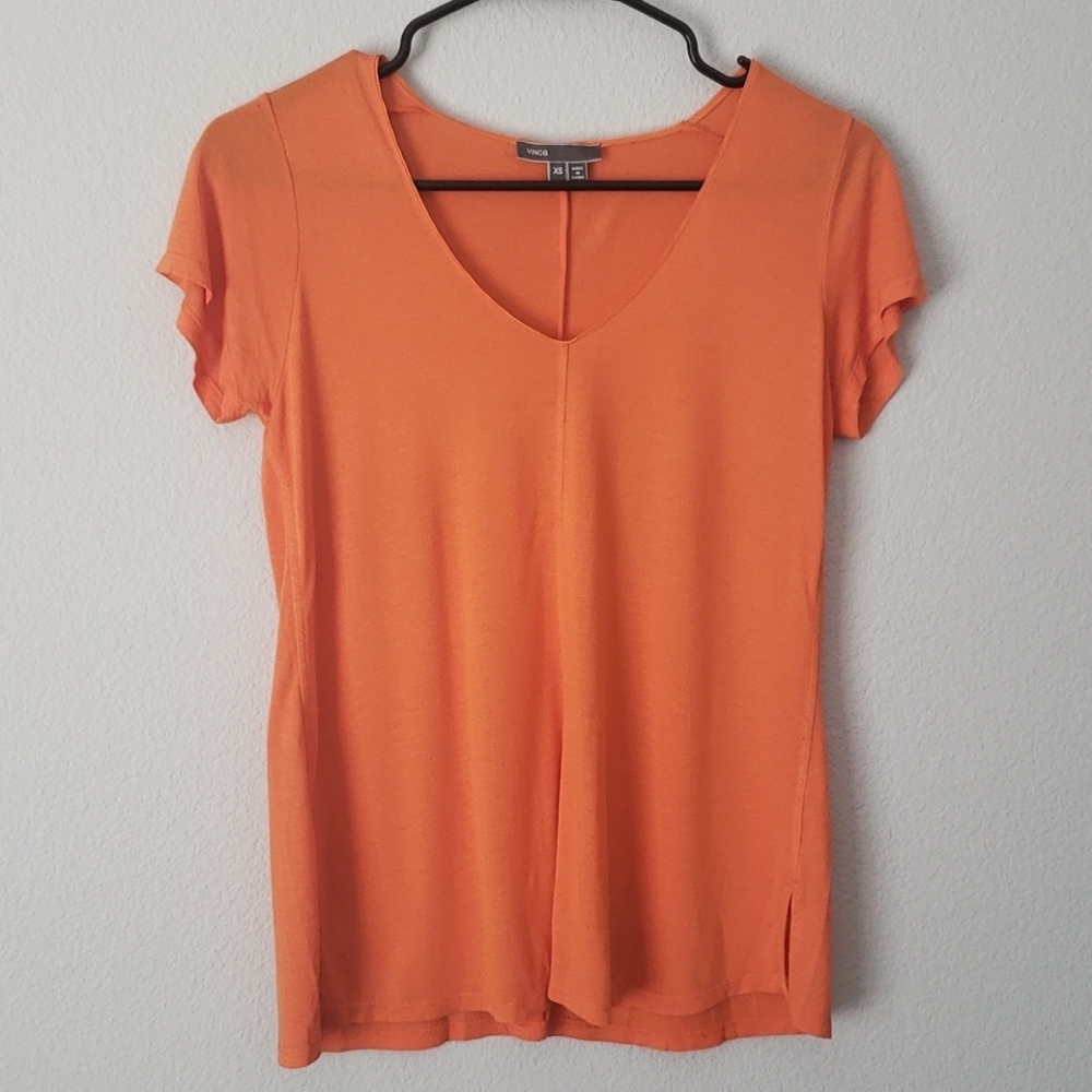 Vince. V Neck Top
